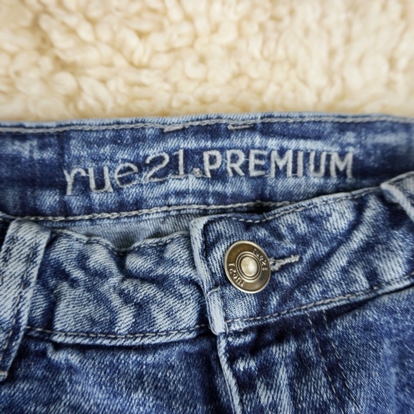 Rue 21 Premium Denim Jeans Side Stripe Skinny Tag Size 32 X 32 See Photos - Picture 4 of 13